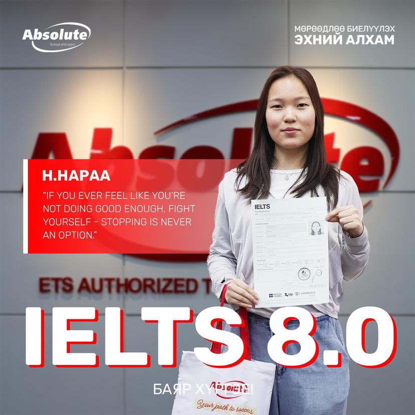 IELTS 8.0 Naraa N.
